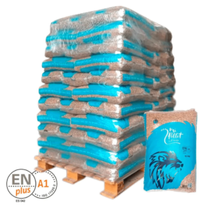 1 Pallet de Mi pellet y mas pellet certificado 77 sacos